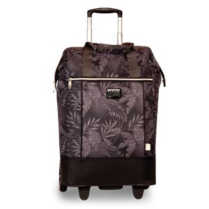 PUNTA nákupní taška na kolečkách s výsuvnou rukojetí - 40L - černá hawaii