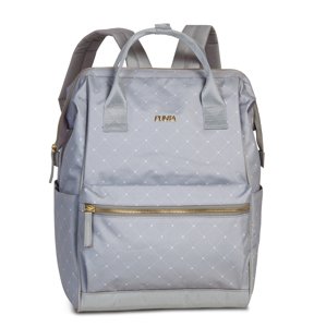 (VADA) Punta City Style dámský designový batoh 15L - světle šedá - FLEK