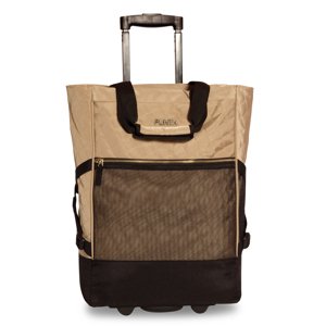 PUNTA Wheel Classy nákupní taška - béžovo-černá - 33L