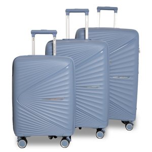 Worldpack Vegas Sada 3 kufrů 39/53/71L - PP - modrá