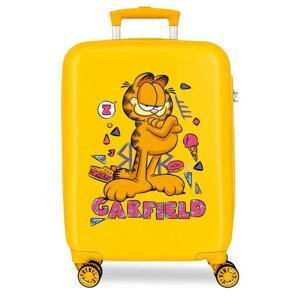 Nikelodeon Dětský kabinový kufr Garfield 55 cm - žlutý - 34L