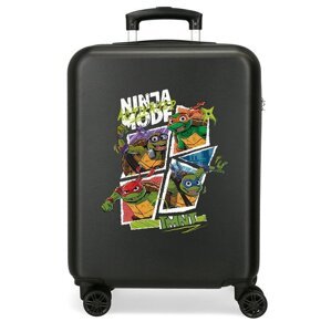 Nikelodeon Dětský kabinový kufr Ninja Turtles - 55 cm - černý - 34 L