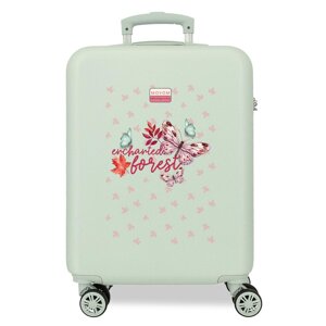 Dětský kabinový kufr Movom Enchanted forest - 55 cm - zelený - 34 L