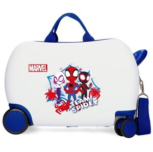 Marvel Dětský kufřík na kolečkách - odražedlo - Spidey Team - 34 L