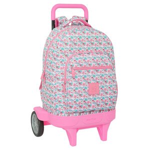 Školní batoh na kolečkách Safta MOOS "Flowers" - 33 L