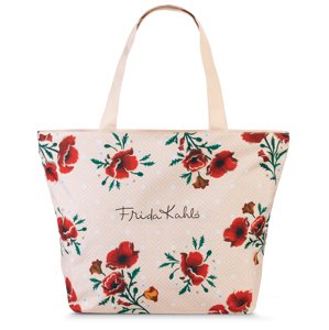 Dámská shopper taška Frida Kahlo 31 L - meruňková