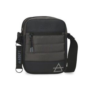 Pánská crossbody taška Adept Dmas - šedá 22 cm