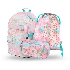 Školní 3 set - batoh, penál, sáček BAAGL Skate Sunset - 25 L