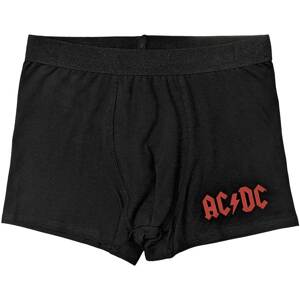 RockOff Bavlněné boxerky AC/DC - černé s logem Velikost: L