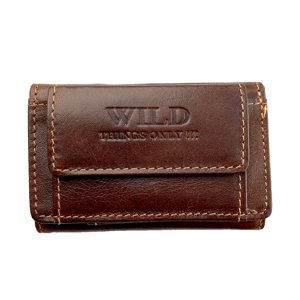 Pánská kožená kapesní peněženka Wild menší Barva: Hnědá