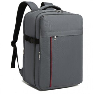 Vodeodolný cestovní batoh na notebook 15,6" Kono - šedý - 20 L