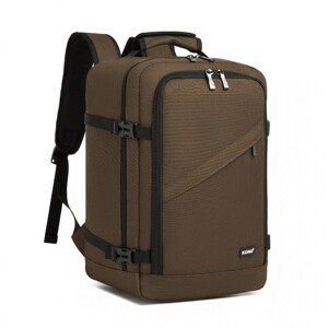 Univerzální kabinový batoh KONO BPK2531 - hnědý - 20L - 25x20x40 cm