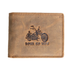 HL Luxusní kožená peněženka s motorkou