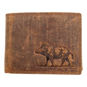HL Luxusní kožená peněženka s divočákem