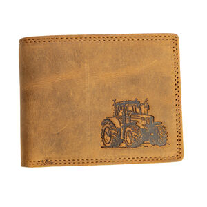 HL Luxusní kožená peněženka s traktorem