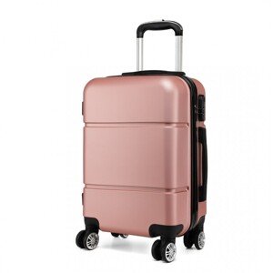 KONO kabinový kufr na kolečkách - ABS - 41L - nude