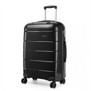 Cestovní kufr na kolečkách Kono Classic Collection - černý 50L