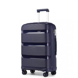 Cestovní kufr na kolečkách KONO Classic Collection - navy - 77L - polypropylén