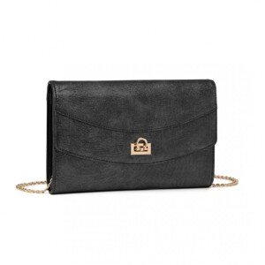 Miss Lulu dámská elegantní společenská kabelka LP2219 - černá