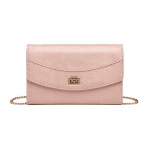 Miss Lulu dámská elegantní společenská kabelka LP2219 - růžová