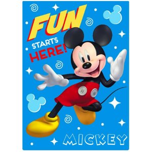 Disney Dětská deka Mickey Mouse "ONLY ONE" -  modrá
