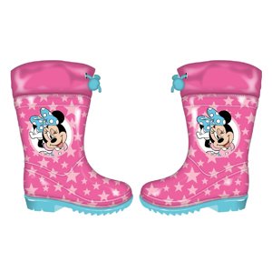 Disney Minnie Mouse dětské gumáky - růžové Velikost: 28