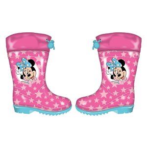 Disney Minnie Mouse dětské gumáky - růžové Velikost: 30