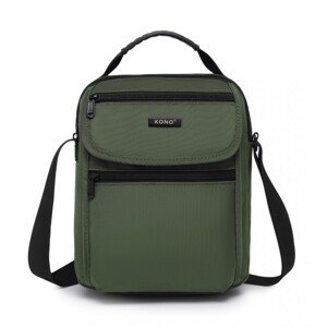 Odolná pánská crossbody taška Kono - zelená