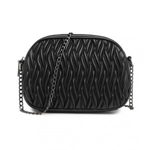 Dámská prošívaná crossbody kabelka Miss Lulu - černá