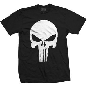 RockOff Bavlněné originální tričk Punisher - černé Velikost: M