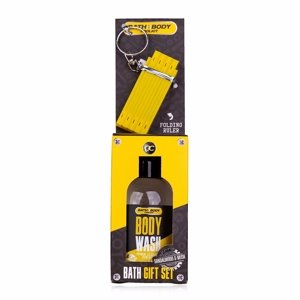 Dárkový set BATH and BODY TOOLKIT v balení s klíčenkou mini skládací metr a sprchový gel ACCENTRA