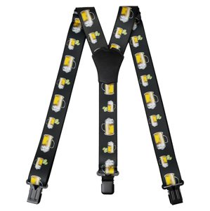 Universal Designové kšandy s pivem - zelené