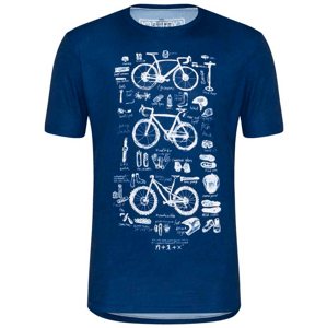 Cycology Technické cyklistické tričko - Bike Maths Velikost: XXL