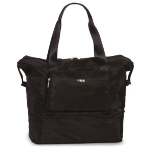 PUNTA Milano rozšířitelná cestovní taška - 22L + 8L - černá