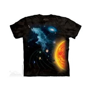 The Mountain Dětské batikované tričko - Vesmír - černé Velikost: S