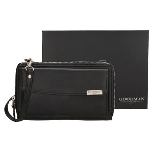 GOODMAN dámská crossbody kabelka na mobil a peněženka v jednom - černá