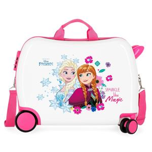 JOUMMABAGS Dětský kufřík na kolečkách - odražedlo - Disney Frozen - Sparkle Like Magic