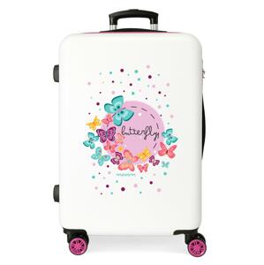 Cestovní kufr na kolečkách MOVOM BUTTERFLY HAPPY TIME RIGID - 70L
