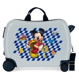 JOUMMABAGS Dětský kufřík na kolečkách - odražedlo - Mickey Mouse - Roadster