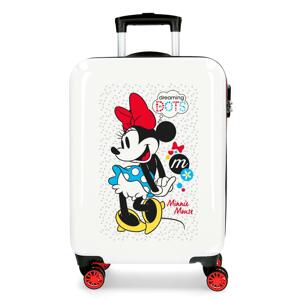 Mickey Stylový kufr na kolečkách Minnie Enjoy the Day Dots