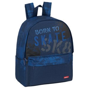 SAFTA školní jednokomorový batoh 14.1" Skate - modrý / 16L