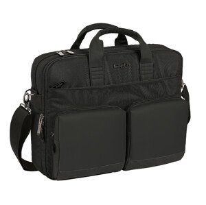 SAFTA BUSINESS taška na notebook 15,6''+TAB 10,6''+USB port - černá
