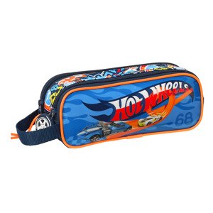 SAFTA Dvoukomorový penál HOT WHEELS "CHALLENGE" 21cm