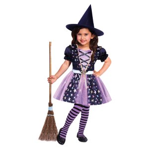 Amscan Dívčí karnevalový kostým hvězdná čarodějnice Velikost: 2-3 (věk)