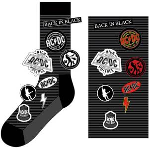 RockOff Ponožky AC/DC ICONS černé