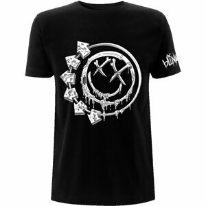 RockOff BLINK-182 Unisex bavlněné tričko : Bones - černé Velikost: S