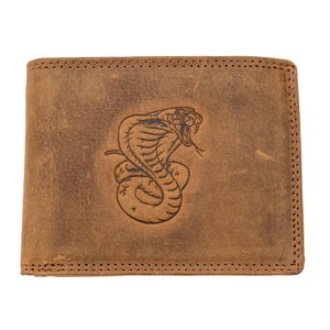 HL Luxusní kožená peněženka s kobrou