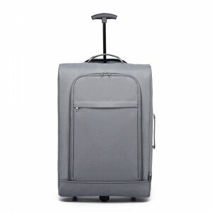 KONO Cestovní příruční kufr na kolečkách - šedý - 32L