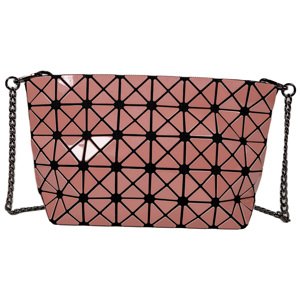 Malique by me Geometry dámská designová crossbody kabelka - růžová