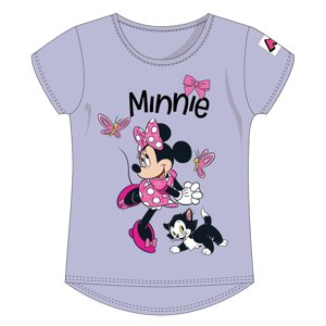 Dětské bavlněné tričko Minnie Mouse Disney - fialové Velikost: 104